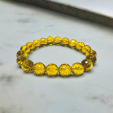 Citrine Bracelet faceted ( heated )